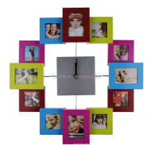 Photo frame living room decorative large size wall clock